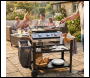 Sealey DG263 Dellonda Plancha Trolley with Utensil Holder - Stainless Steel Top