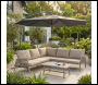 Sealey DG264 Dellonda Banana Parasol with Cover 3m - Grey