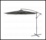 Sealey DG264 Dellonda Banana Parasol with Cover 3m - Grey