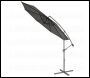 Sealey DG264 Dellonda Banana Parasol with Cover 3m - Grey