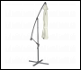 Sealey DG265 Dellonda Banana Parasol with Cover 3m - Cream