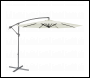 Sealey DG265 Dellonda Banana Parasol with Cover 3m - Cream