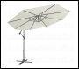 Sealey DG265 Dellonda Banana Parasol with Cover 3m - Cream