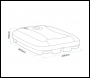 Sealey DG266 Dellonda Fillable Parasol Base with Wheels, Water/Sand Fill 60L
