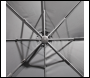 Sealey DG267 Dellonda Cantilever Parasol with 360° Rotation, Tilt & Cover 3m - Grey