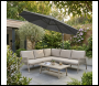 Sealey DG267 Dellonda Cantilever Parasol with 360° Rotation, Tilt & Cover 3m - Grey