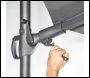 Sealey DG267 Dellonda Cantilever Parasol with 360° Rotation, Tilt & Cover 3m - Grey