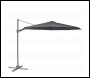 Sealey DG267 Dellonda Cantilever Parasol with 360° Rotation, Tilt & Cover 3m - Grey