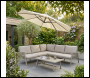 Sealey DG268 Dellonda Cantilever Parasol with 360° Rotation, Tilt & Cover 3m - Cream