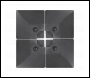 Sealey DG269 Dellonda Fillable Parasol Base, Water/Sand Fill 92L 4pc