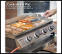 Sealey DG277 Dellonda 4 Burner Stainless Steel Portable Gas Plancha with Warming Rack 10kW