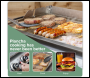 Sealey DG277 Dellonda 4 Burner Stainless Steel Portable Gas Plancha with Warming Rack 10kW