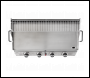 Sealey DG277 Dellonda 4 Burner Stainless Steel Portable Gas Plancha with Warming Rack 10kW