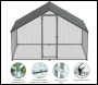 Sealey DG278 Dellonda Walk-In Galvanized Steel Chicken Run with Roof Cover & PVC Coated Chicken Wire