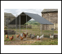 Sealey DG278 Dellonda Walk-In Galvanized Steel Chicken Run with Roof Cover & PVC Coated Chicken Wire