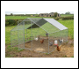 Sealey DG279 Dellonda Walk-In Galvanized Steel Chicken Run with Roof Cover & PVC Coated Chicken Wire