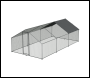 Sealey DG280 Dellonda Walk-In Galvanized Steel Chicken Run with Roof Cover & PVC Coated Chicken Wire