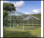Sealey DG280 Dellonda Walk-In Galvanized Steel Chicken Run with Roof Cover & PVC Coated Chicken Wire