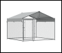 Sealey DG281 Dellonda Galvanised Steel Dog Kennel with Roof Cover & Chain Link Fencing