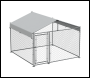 Sealey DG281 Dellonda Galvanised Steel Dog Kennel with Roof Cover & Chain Link Fencing