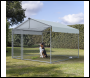 Sealey DG281 Dellonda Galvanised Steel Dog Kennel with Roof Cover & Chain Link Fencing