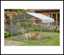 Sealey DG281 Dellonda Galvanised Steel Dog Kennel with Roof Cover & Chain Link Fencing