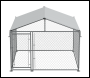 Sealey DG281 Dellonda Galvanized Steel Dog Kennel with Roof Cover & Chain Link Fencing