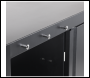 Sealey DG282 Dellonda BBQ/Plancha Workstation Trolley with Cupboard, Extension Table & Utensil Hooks, Black