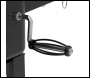 Sealey DG283 Dellonda Charcoal Grill BBQ Smoker & Trolley with 2 Side Shelves - Black