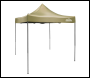 Sealey DG303 Dellonda 2x2m Pop-Up Gazebo Canopy with Water-Resistant Carry Bag, Stakes & Weight Bags - Beige