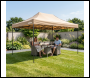 Sealey DG305 Dellonda 3x4.5m Pop-Up Gazebo Canopy with Water-Resistant Carry Bag, Stakes & Weight Bags - Beige