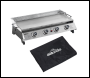 Sealey DG311 Dellonda 4 Burner Portable Gas Plancha with Warming Rack 10kW & Heavy Duty Cover