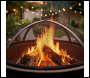 Sealey DG237 Dellonda Deluxe 2-in-1 Outdoor Fire Pit/Coffee Table with Drawstring Cover 93cm Antique Bronze Effect