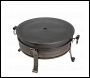 Sealey DG42 Dellonda 76cm Deluxe 2-in-1 Outdoor Fire Pit & Coffee Table Antique Bronze Effect