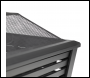 Sealey DG43 Dellonda 89cm Square Outdoor Fire Pit, Black
