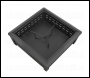 Sealey DG43 Dellonda 89cm Square Outdoor Fire Pit, Black