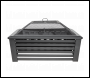 Sealey DG43 Dellonda 89cm Square Outdoor Fire Pit, Black