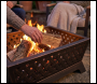 Sealey DG44 Dellonda 89cm Rectangular Outdoor Fire Pit, Antique Bronze Effect