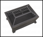 Sealey DG44 Dellonda 89cm Rectangular Outdoor Fire Pit, Antique Bronze Effect