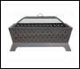Sealey DG44 Dellonda 89cm Rectangular Outdoor Fire Pit, Antique Bronze Effect