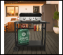 Sealey DG45 Dellonda Plancha Trolley with Utensil Holder - Black