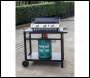 Sealey DG45 Dellonda Plancha Trolley with Utensil Holder - Black