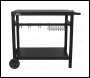 Sealey DG45 Dellonda Plancha Trolley with Utensil Holder - Black