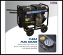 Sealey DG5000W 5000W Diesel Welder Generator 4-Stroke Engine 110/230V