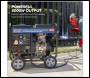Sealey DG5000W 5000W Diesel Welder Generator 4-Stroke Engine 110/230V