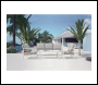 Sealey DG52 Dellonda Kyoto Aluminium Outdoor Sofa & Coffee Table Set 4pc