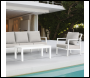 Sealey DG52 Dellonda Kyoto Aluminium Outdoor Sofa & Coffee Table Set 4pc