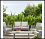 Sealey DG56 Dellonda Fusion Aluminium Outdoor Sofa, Arm Chairs & Coffee Table Set 4pc