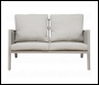 Sealey DG56 Dellonda Fusion Aluminium Outdoor Sofa, Arm Chairs & Coffee Table Set 4pc