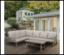Sealey DG57 Dellonda Fusion Aluminium Outdoor Corner Sofa & Coffee Table Set 4pc